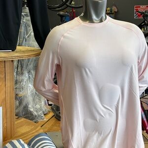 Coolibar Light Pink Accelera workout sports Tee